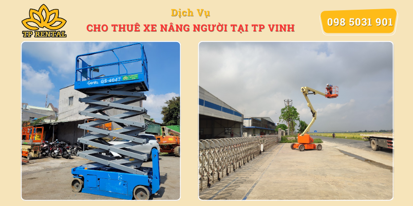 Cho thue xe nang nguoi tai Tp Vinh