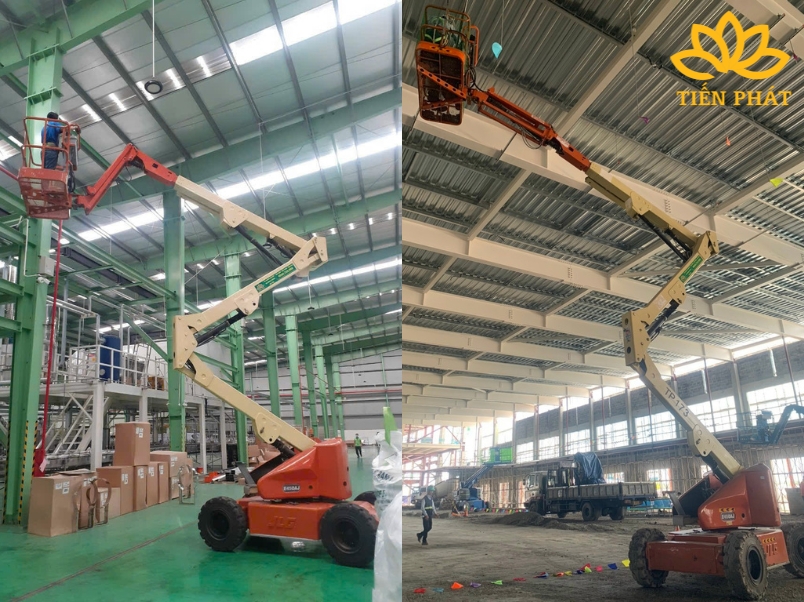 xe nang nguoi z-boom lift e450aj