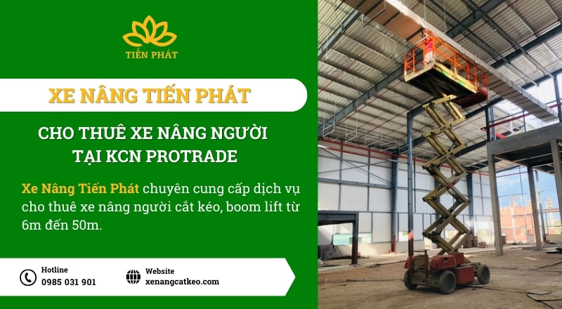 du an cho thue xe nang nguoi tai kcn protrade