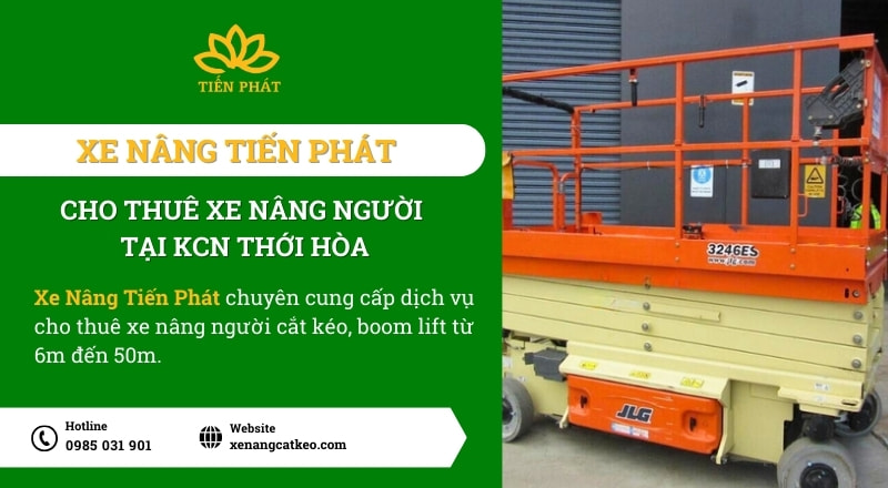 du an cho thue xe nang nguoi tai kcn thoi hoa