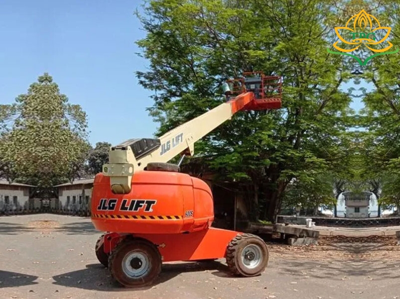 xe nang nguoi S-boom lift