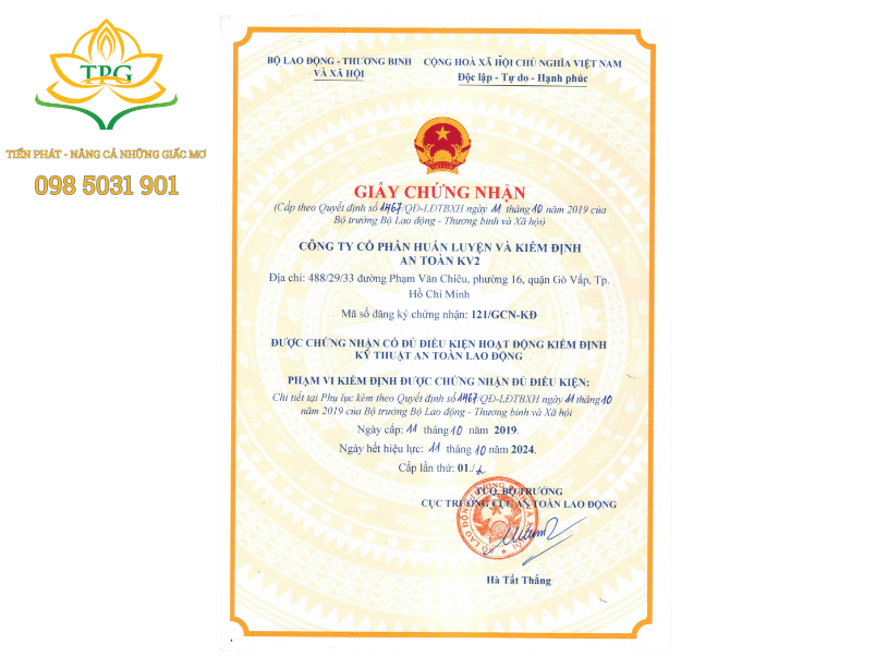 Cong ty kiem dinh xe nang uy tin