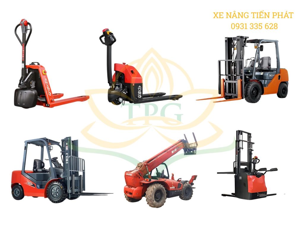 Các loại xe nâng hàng Tiến Phát cho thuê