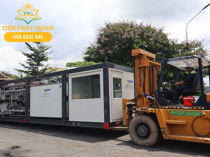 Du an cho thue xe nang tai KCN Dat Cuoc cua Tien Phat Group