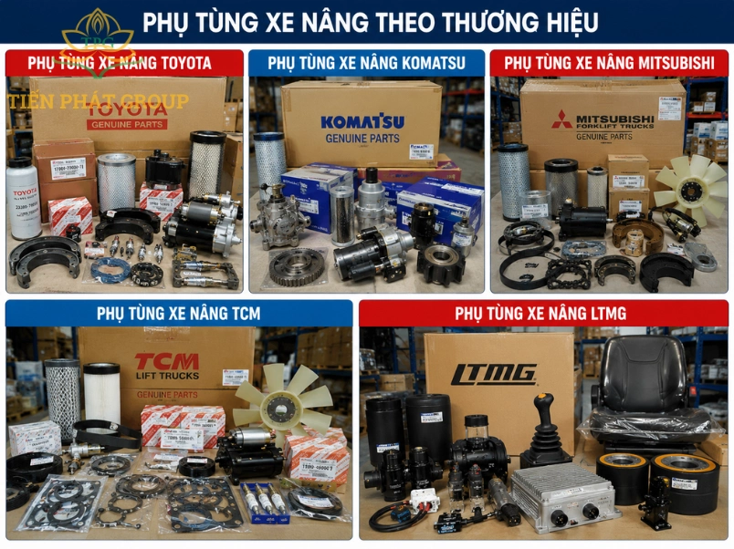 Phu tung xe nang theo thuong hieu